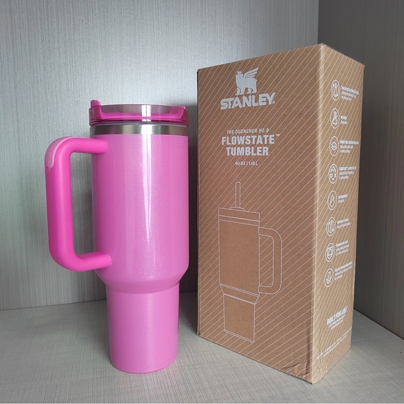 Stanley x Starbucks Limited Edition Pink Tumbler 40oz - Picture 2 of 8